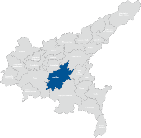 Carte Aurillac