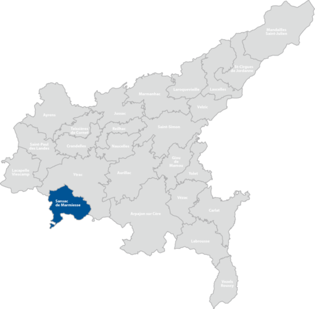 Carte Sansac